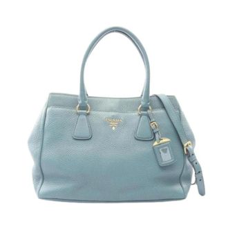 Prada Pre-owned Handbags, female, Blue, Size: ONE SIZE Pre-owned Vintage Tote Bag
