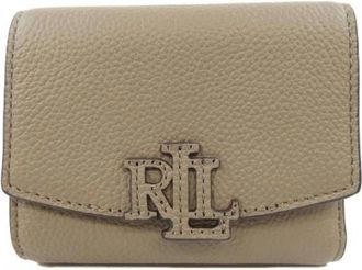 Ralph Lauren Pre-owned Wallets, male, Beige, Size: ONE SIZE Pre-owned Lauren Short Wallet