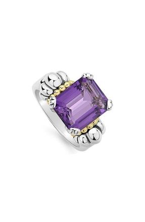 Lagos Glacier Cocktail Ring in Amethyst at Nordstrom, Size 7
