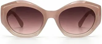 Velvet Eyewear Alice Polarized Sunglass in Blush at Nordstrom