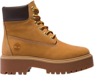 Timberland Stone Street 6-Inch Platform Boot - Dames - Veterlaarzen - Bruin - 39 EU - Leer - Schoenen