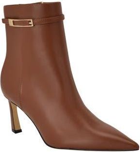 Calvin Klein Alenna Pointed Toe Bootie in Cognac at Nordstrom Rack, Size 6.5