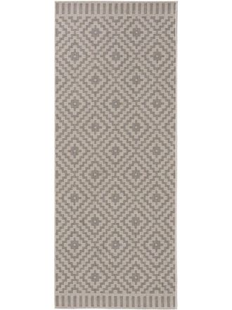 benuta Alfombra de exterior & interior gris 80x200