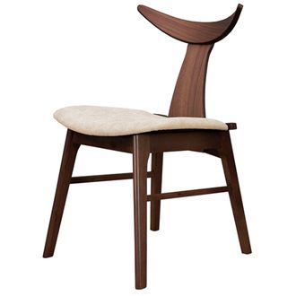 Selsey Henrico - Silla De Madera - Nogal/listones - Selsey