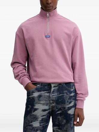 HUGO BOSS Sweater met rits - Roze