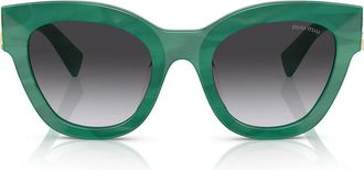 Miu Miu Sunglasses Mu01 Ys 15 H09 S Green/Gray Gradient Women
