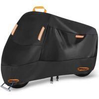 OEM Adecuado Para Lntyq - Funda Impermeable Para Motocicleta Fabricada En Tela Oxford 210d - Tama&ntilde;o Xxl 245 X 105 X 125 Cm - Protecci&oacute;n Contra El Sol Y El