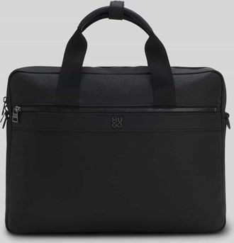 HUGO BOSS Laptoptasche in Lederoptik Modell QUANTIC DOCUMENT in Black, Größe 1