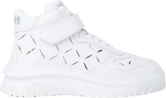Versace Perforated Sneakers - Heren - Sneakers - Wit - 40 EU - Leer - Schoenen