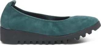 Aetrex Womens Brianna Ballet Flat In Dark Teal