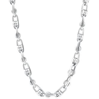 Pompeii3 Mens 14k Gold (156gram) or Platinum (293gram) 8mm Link Chain Necklace 24