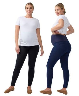 Ingrid & Isabel Jegging Bundle in Dark Wash/black Wash at Nordstrom, Size Medium