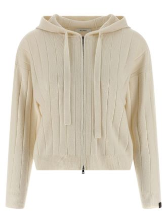 Max Mara White Cashmere Womens Cardigan