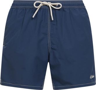 MC2 Saint Barth Patmos Zwemshorts - Heren - Strandmode - Blauw - L - Polyester - Badmode