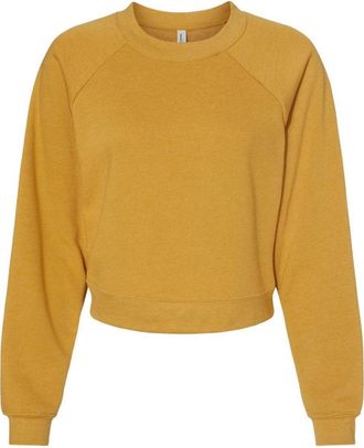Bella + Canvas Women&acute;s Raglan Pullover Fleece