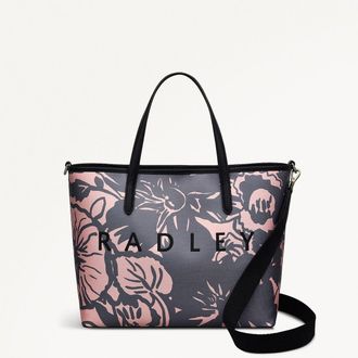 Radley London Southwell Gardens SS25 Black Medium Open Top Grab Bag Radley London