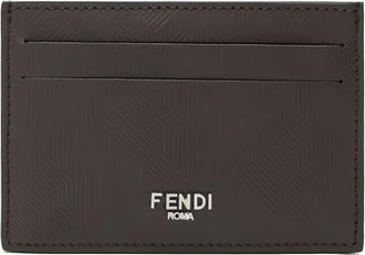 Fendi Shadow Slim cardholder - Brown