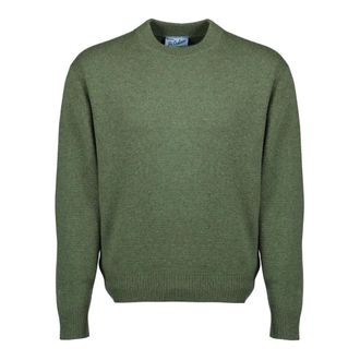 Prada Re-Cashmere Crew-Neck Jumper - male - Prada - Cashmere Knitwear - Green - L - Knitwear
