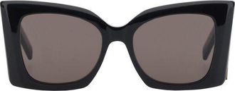 Saint Laurent Womens Cat Eye Sunglasses Classic Design - Black - One Size