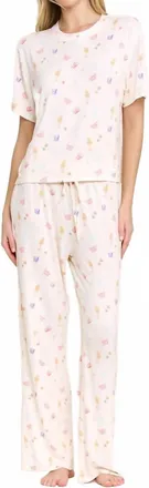 Honeydew Intimates All American Tee Pant Set In Happy Hour