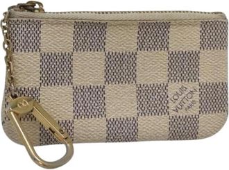 Louis Vuitton Pre-owned Wallets, female, White, Size: ONE SIZE Pre-owned Canvas Wallet