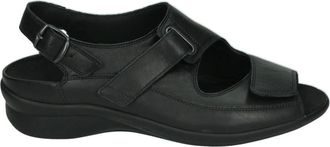Durea Schoenen, Dames, Zwart, 38 EU, Leer, 7178 H Sandal