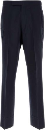 Prada Navy Blue Wool Blend Pant