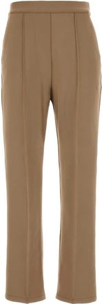 Max Mara Womens Camel Stretch Nylon Teismo Pant - Tan - Size Medium