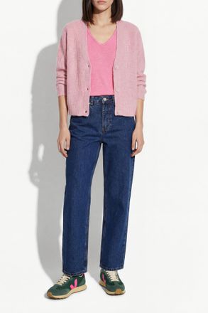 American Vintage V-neck T-shirt, Womens, Pink