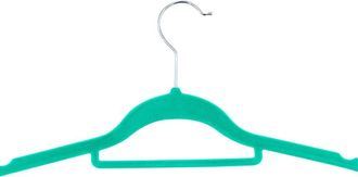 J&V Textiles 120 Pack Of Premium Velvet Non-Slip Hangers With 360 Degree Rotatable Hook
