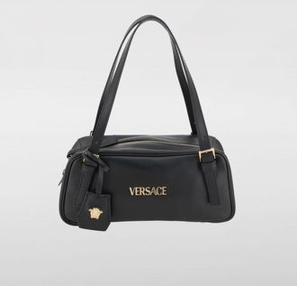 Versace Borsa Tag Bowling Versace in pelle