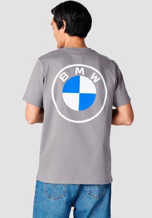 BMW T-Shirt BMW, Herren, Gr. XS, grau, Obermaterial: 100% Baumwolle, unifarben mit Farbeinsatz, regular fit normal, Rundhals, Shirts T-Shirt, mit Rundhals