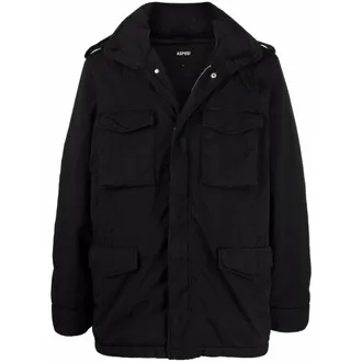 Aspesi Cargo-pocket Hooded Coat
