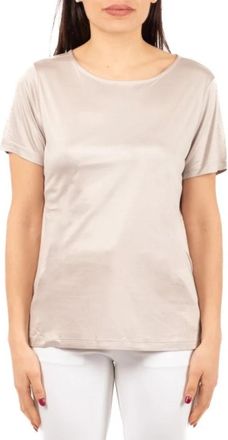 Fay T-shirt met korte mouwen - Dames - T-shirts - Beige - L - Tops