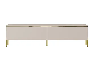 VENTE-UNIQUE.COM Mueble bajo de tv madera beige
