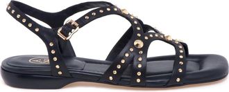 Ash Ash, Schoenen, Dames, Zwart, 36 EU, Leer, Ruby Sandal