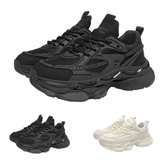 Generic Men Trainers Running Shoes Non Slip Workout Casual Sport Shoes Walking Sneakers Breathable Lightweight Sneakers Height Increasing Trendy Athletic Shoe