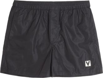 Valentino Garavani Zwarte Zee Kleding voor Stijlvolle Look - Heren - Strandmode - Zwart - S - Badmode