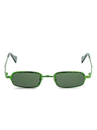 Kuboraum Occhiali da sole Z18 rettangolari - Verde