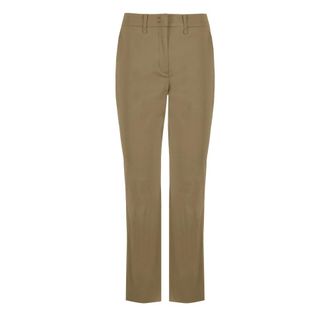 Bomboogie Pantalones Chinos de Mezcla de Algod&oacute;n - Trousers - Mujer - Beige - XS