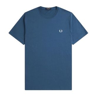 Fred Perry Heren, Tops, Blauw, Maat: XL Katoen
