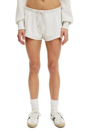 Cotton On Womens Active Fleece Micro Short in Light Grey Marle at Nordstrom, Size Xx-Small