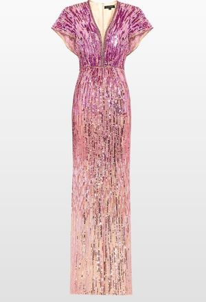 Jenny Packham Dusk Dress in Morganite at Nordstrom, Size 10 Uk