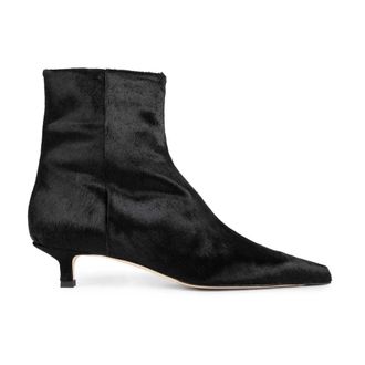 Aeyde Heeled Boots, female, Black, 3 UK, Sofie Ponyhair Ankle Boots