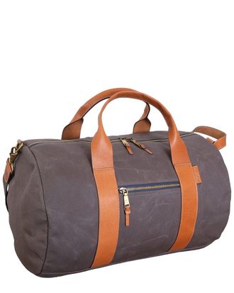 Boarding Pass The Voyager 21In Waxed Canvas Duffle Bag