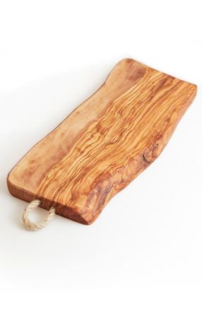 Verve Culture Italian Olivewood Charcuterie Board - Rope Handle in Brown at Nordstrom