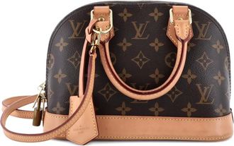 Louis Vuitton Alma Handbag Monogram Canvas BB crossbody bag - Bruin
