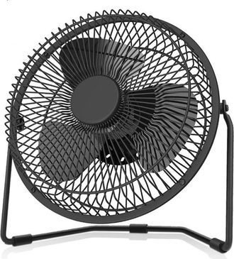 Elle Ventilador De Escritorio Usb De 8 Pulgadas - Bater&iacute;a De 5000 Mah - Autonom&iacute;a De 16 Horas - Motor Sin Escobillas - Nivel De Ruido 40 Db - 4 Velocidades