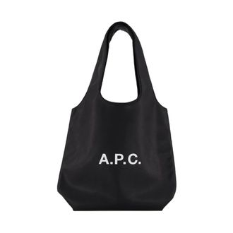 A.P.C. Shopping Bags, female, Black, ONE SIZE, Small Ninon Tote Bag - Black