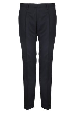 BRIGLIA 1949 Straight-Fit Trousers with Central Zip Closure